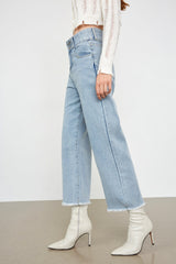 Auria Light Blue Ankle Jeans