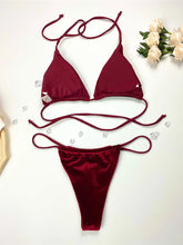 12 Colors Halter Bikini Two-pieces Bikini Set