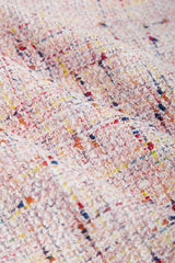 Librada Pink Button Short Sleeve Mini Dress