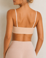 Comfort Front Closure Wireless Bra with Adjustable Thin Straps