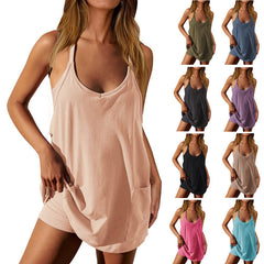 Sleeveless mini sports dress