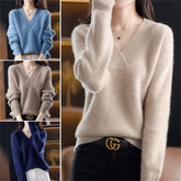 V-neck Cashmere Sweater
