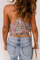 Win You Over Floral Print Wrap Cami