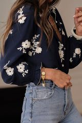 Easygoing Chic Floral Embroidery Top - 2 Colors