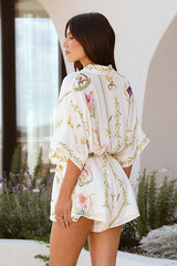 Forever Adventure Floral Print Romper