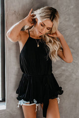 Sweet Release Chiffon Pleated Tank Top - 4 Colors