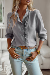 Make It Last Ruffled Long Sleeve Top - 4 Colors