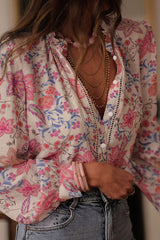 Stylish and Sincere Floral Print Top