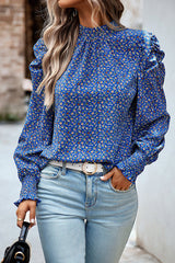 Certain Love Print Statement Sleeve Smocked Top - 5 Colors