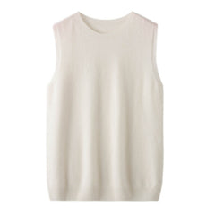 Wool Crew Neck Vest