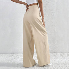 Pleated Casual Wide Leg Pants