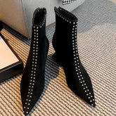 Shallow Spring Autumn Women Ankle Boots
