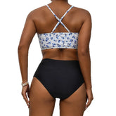 High-Waist Printed Bikini Swimsuit Wholesale Cross-Border Swimwear Two Piece Swimsuit Lingerie