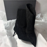 Winter Street Style Pointed Toe Knee-High Boots
