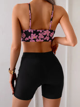 Floral Backless Bikini Set Ruffled Two-Piece Swimsuit Lingerie Conjunto Feminino Maiô Feminino Praia