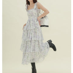 Sunny Evenings Apricot Multi Lurex Flutter Sleeve Maxi Dress