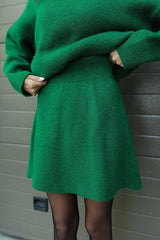 Knitted skirt suit