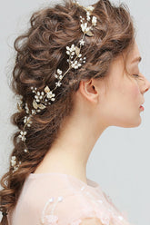 Pearl Diamond Hair Band&Hairpin