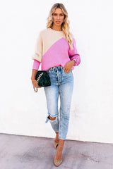 Feeling Myself Pink Knit Sweater