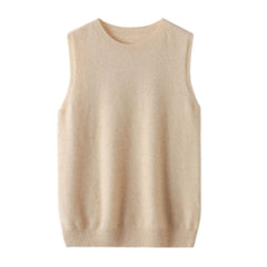 Wool Crew Neck Vest