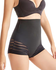 Women's High Waist Tummy Control Strong Non-Slip Non-Curling Hip Lifting Body Shaping Underwear