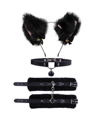 Bell Collar Tail Jewelry Maid Costume Headdress Neck Accessory Props Set