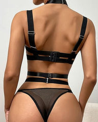 Bandage Hollow Underwear Set