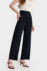 Black Elasticated Waist Pants