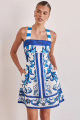 Exuberant Chicness Print Sleeveless Mini Dress - 4 Colors