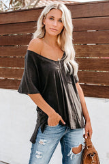 Basics Essential Cotton V-neck Tee - 3 Colors