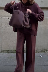 Take A Moment Long Sleeve Sweatshirt Suit