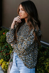 Evermore Floral Print Smocked Ruffle Top - 2 Colors