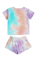 Pure Relaxation Short Sleeve Tie-Dye Suit - 2 Colors
