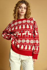 Damiyah Unisex 1pc Red Christmas Sweater