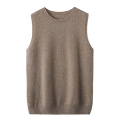Wool Crew Neck Vest
