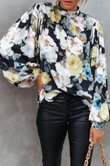 You're Gorgeous Floral Print Long Sleeve Top