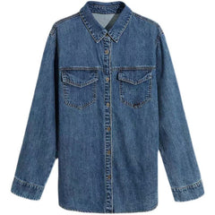 Loose Casual Denim Top Jacket