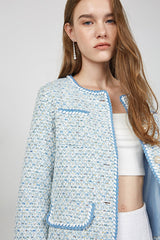 Allister Sky Blue Button-Up Jacket