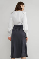 Halley White Cut-Out Blouse