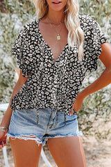 Blissful Getaway Floral Print Button-Up Top - 6 Colors