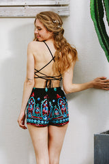 Copy of Boho Backless Print Suit