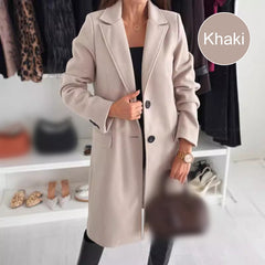 Elegant Tailored Long Coat