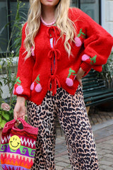 All For The Best Strawberry Knit Cardigan Sweater - 5 Colors