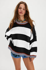 Moments of Cozy Striped Pullover Sweater - 3 Colors