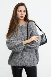Marley Grey Beehive Sweater