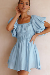 Stunning Inspiration Off The Shoulder Flare Mini Dress - 4 Colors