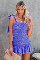 Whatever It Takes Sleeveless Smocked Mini Dress - 3 Colors