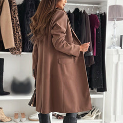 Elegant Tailored Long Coat