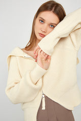 Niah Beige Long Sleeve Cardigan