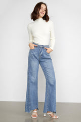 Rozlyn White Essential Sweater